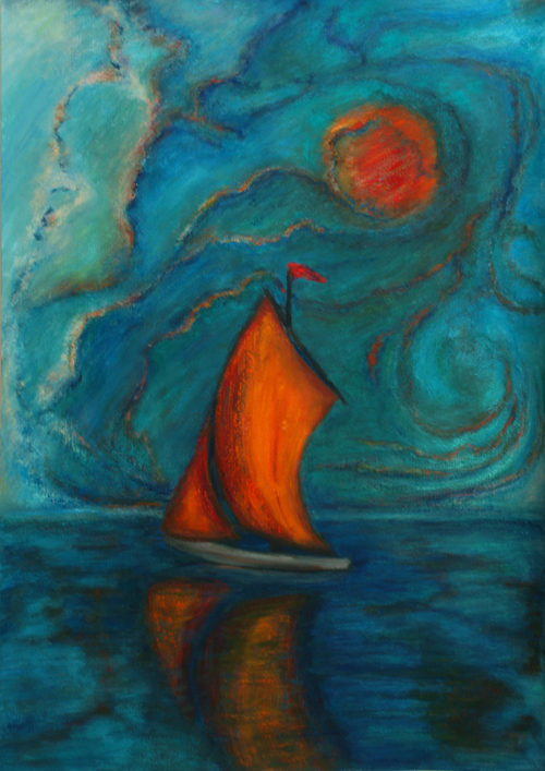 Segelboot auf Ijsselmeer